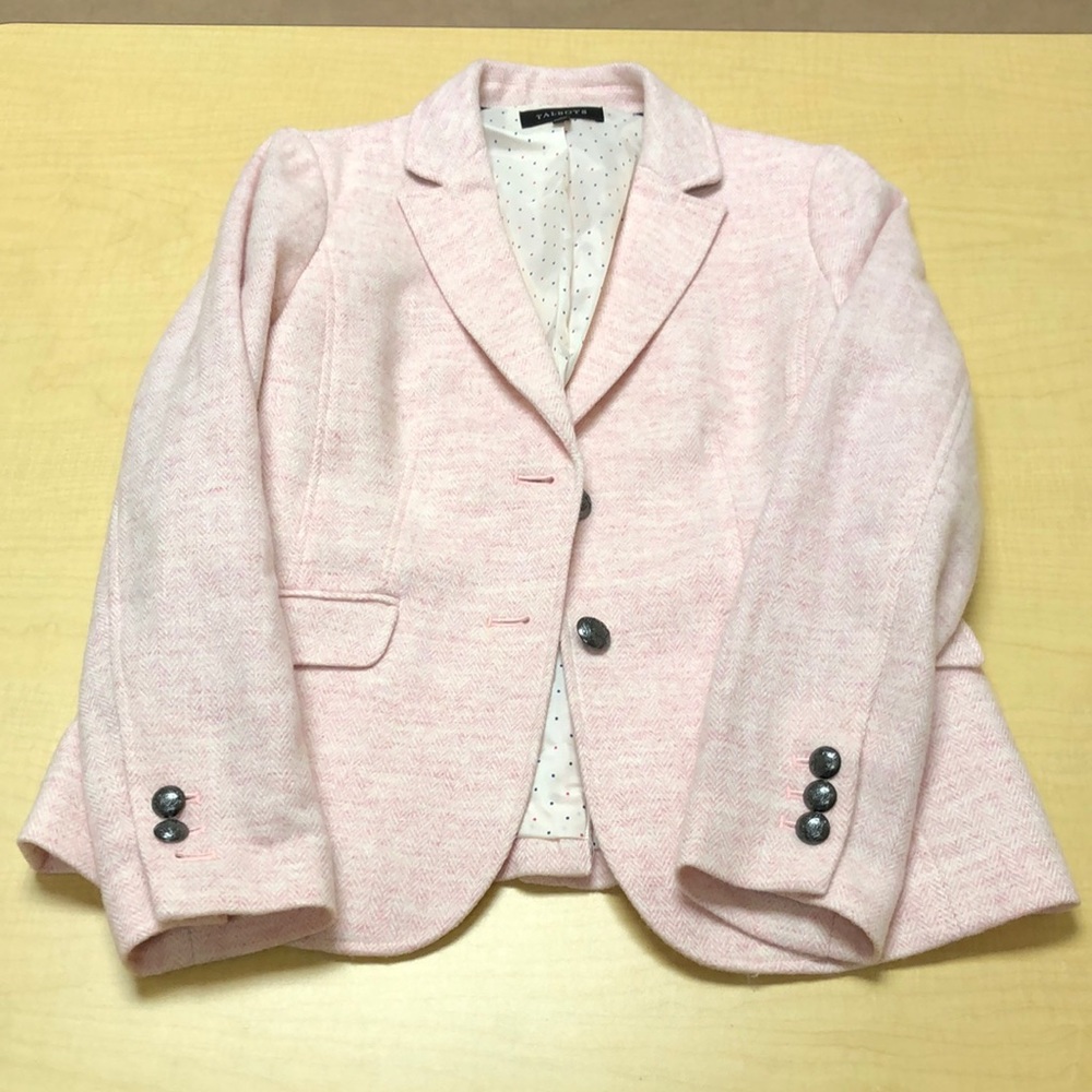 Talbots pink blazer, size 4, like new